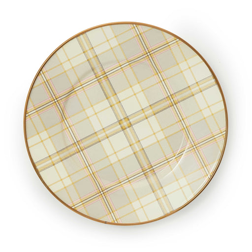 MacKenzie-Childs Unclassified Tartan Latte Salad Plate