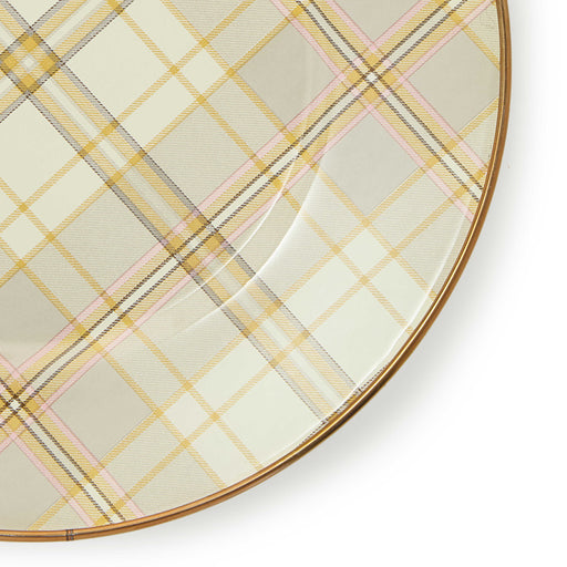 MacKenzie-Childs Unclassified Tartan Latte Salad Plate