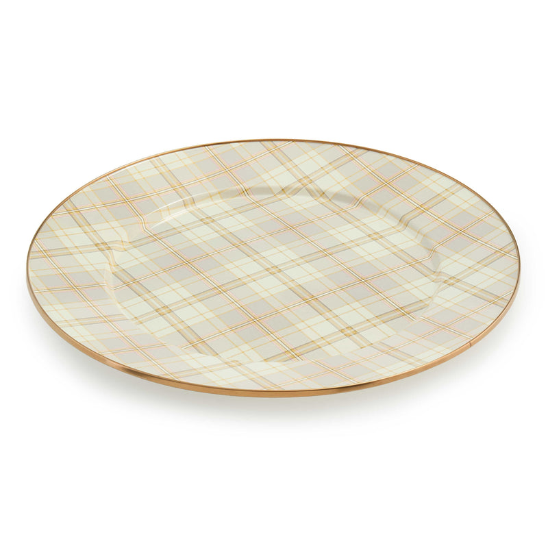 MacKenzie-Childs Unclassified Tartan Latte Serving Platter