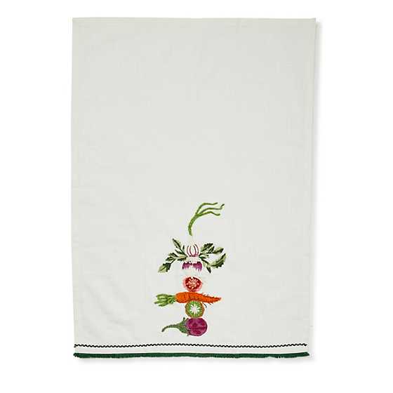 MacKenzie-Childs Unclassified Vegetable Embroidered Dish Towels, Set of 2