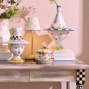 MacKenzie-Childs Unclassified Wildflowers Yellow Squashed Pot