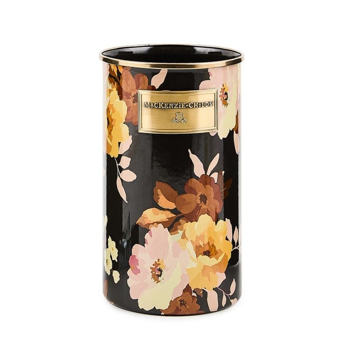 MacKenzie-Childs Utensil Holder Mackenzie-Childs Wild Rose Brown Utensil Holder