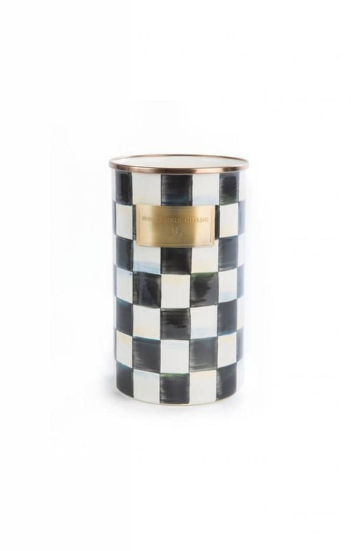 MacKenzie-Childs Utensil Holders MacKenzie-Childs Courtly Check Enamel Utensil Holder