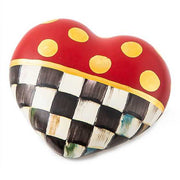 MacKenzie-Childs Valentine's Day Dotty Heart Ceramic Decor