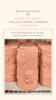 MacKenzie-Childs Vase Collectors Series: Vase Edition - Clover Vase