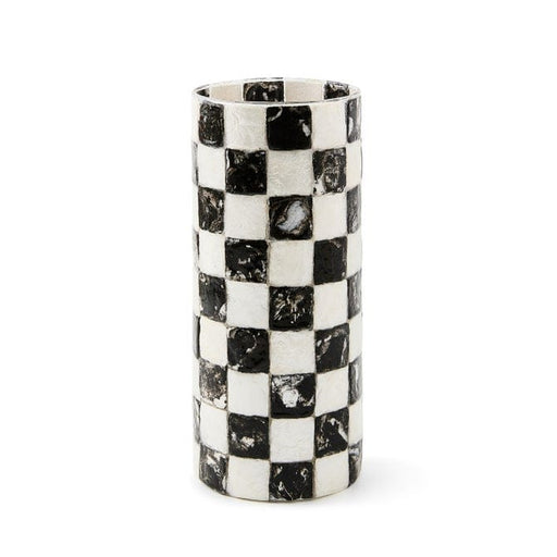 MacKenzie-Childs Vase MacKenzie-Childs Courtly Check Capiz Vase