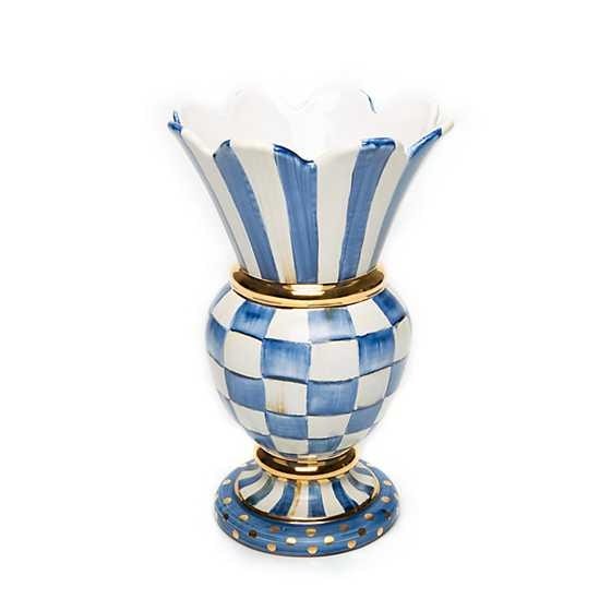 MacKenzie-Childs Vases Royal Check Great Vase