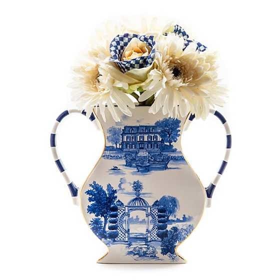 MacKenzie-Childs Vases Royal Toile Vase