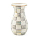 MacKenzie-Childs Vases Sterling Check Tall Vase