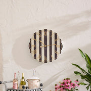 MacKenzie-Childs Wall Clocks Courtly Stripe Wall Clock
