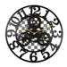 MacKenzie-Childs Wall Decor Courtly Check Farmhouse Wall Clock - Small