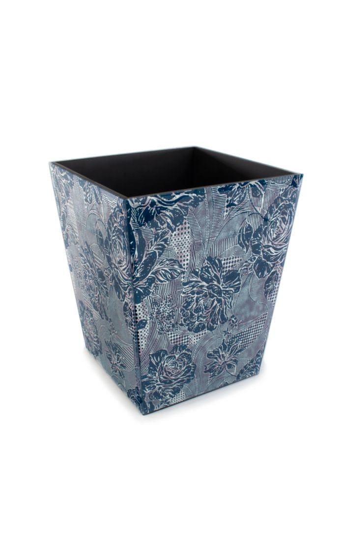 MacKenzie-Childs Waste Bins Royal Rose Waste Bin