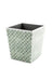 MacKenzie-Childs Waste Bins Sterling Check Lacquer Waste Bin