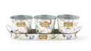 MacKenzie-Childs Wildflowers Herb Pots - Set of 3