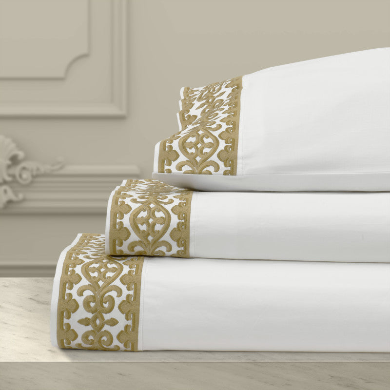 Majestic Embroidered Sheet Set
