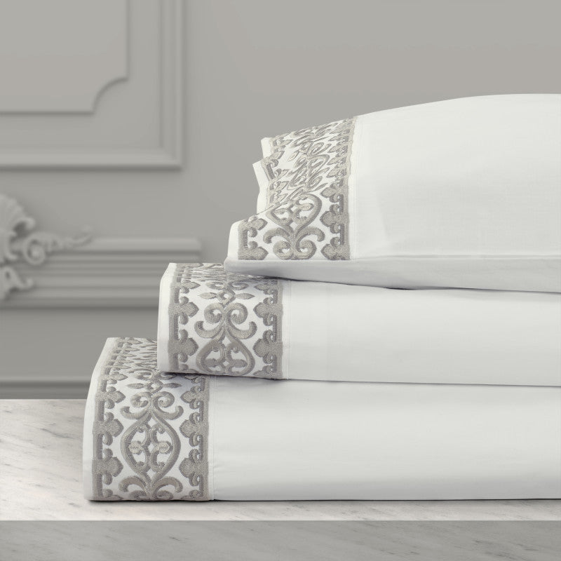 Majestic Embroidered Sheet Set
