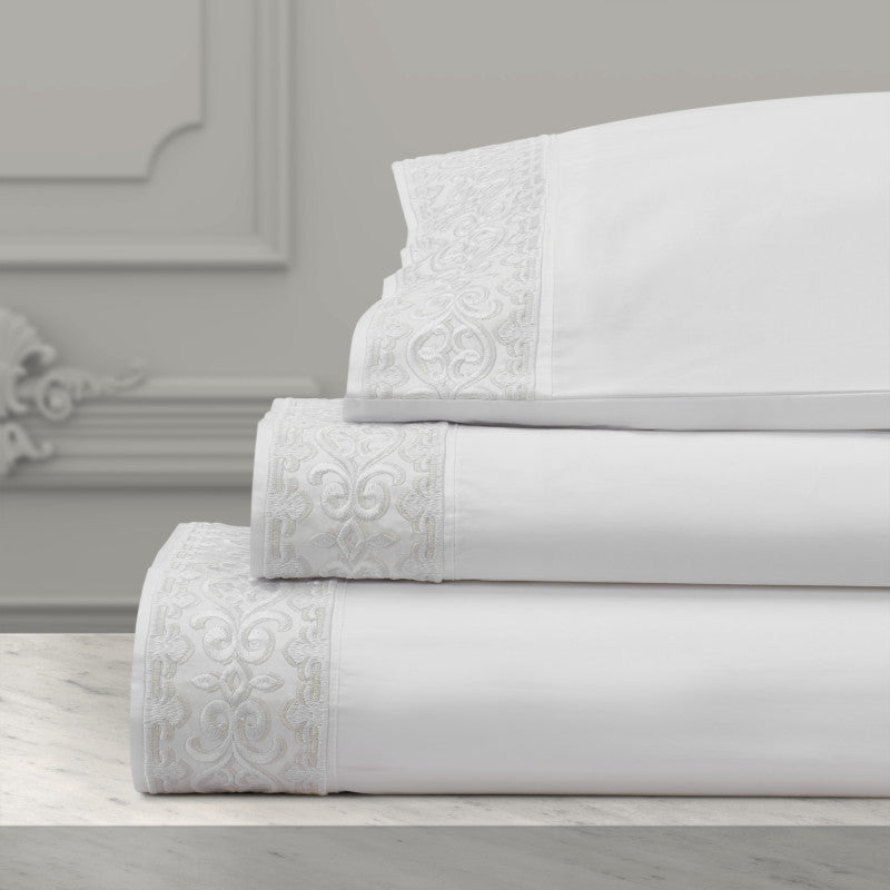 Majestic Embroidered Sheet Set