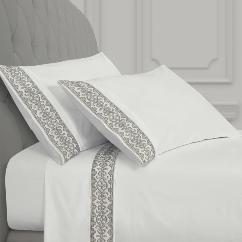 Majestic Embroidered Sheet Set
