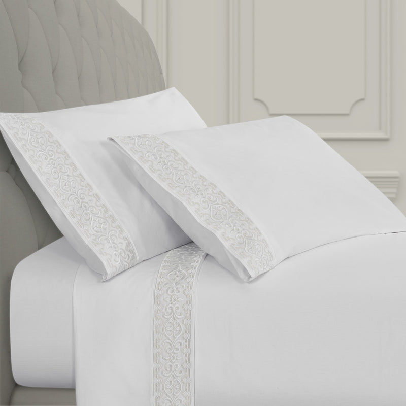 Majestic Embroidered Sheet Set