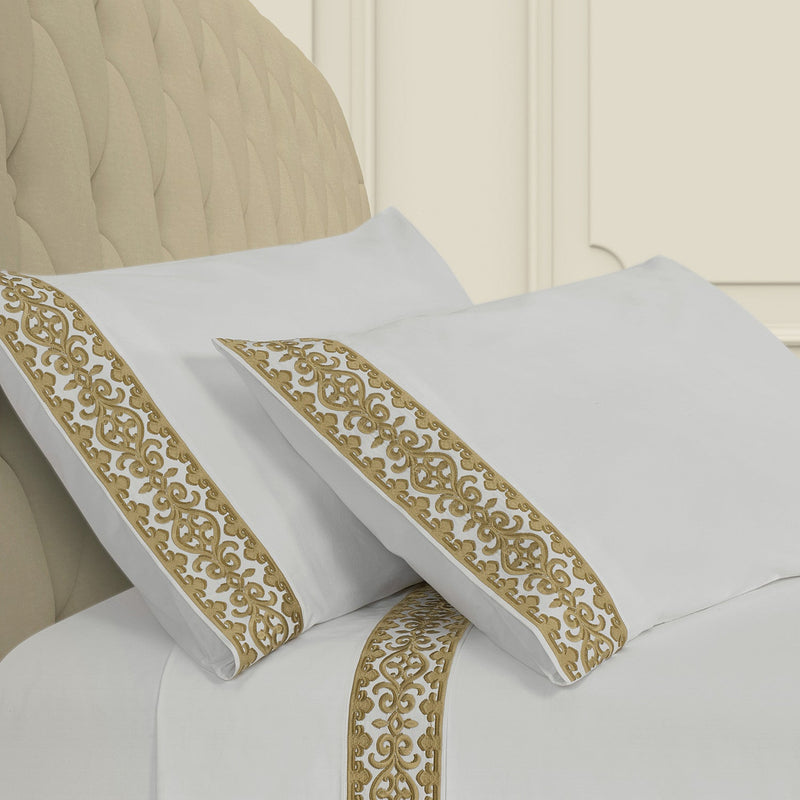 Majestic Embroidered Sheet Set