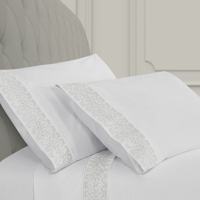 Majestic Embroidered Sheet Set