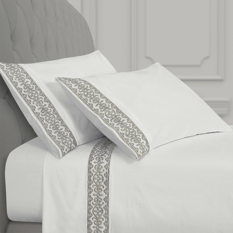 Majestic Embroidered Sheet Set