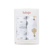 Mary Meyer Corporation Unclassified Lulujo Cotton Swaddles - Hot Air Balloons & Clouds