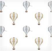 Mary Meyer Corporation Unclassified Lulujo Cotton Swaddles - Hot Air Balloons & Clouds