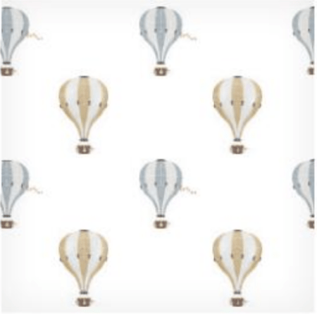 Mary Meyer Corporation Unclassified Lulujo Cotton Swaddles - Hot Air Balloons & Clouds