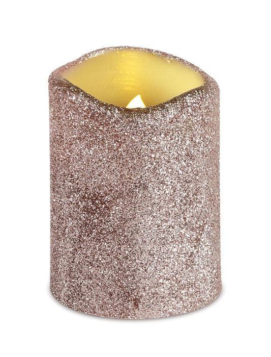 Melrose International Candles LED Melted Glitter Candle