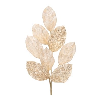 Melrose International Unclassified Magnolia Leaf Spray 27.5”H Polyester