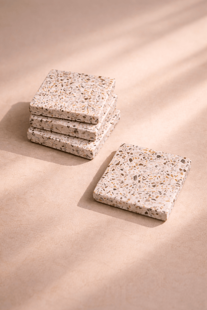 MESO Centro Terrazzo Coasters (Set of Four) by MESO