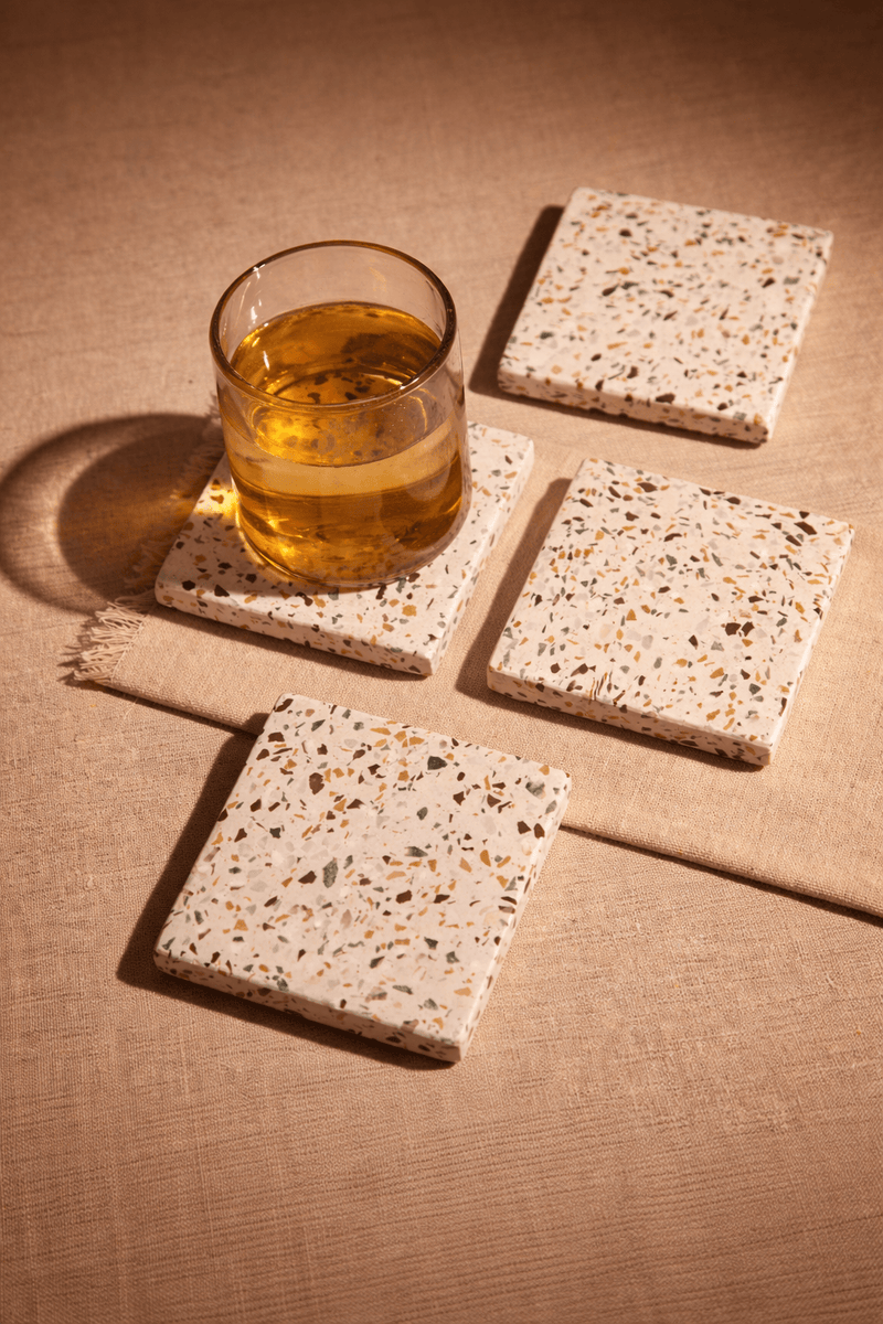 MESO Centro Terrazzo Coasters (Set of Four) by MESO