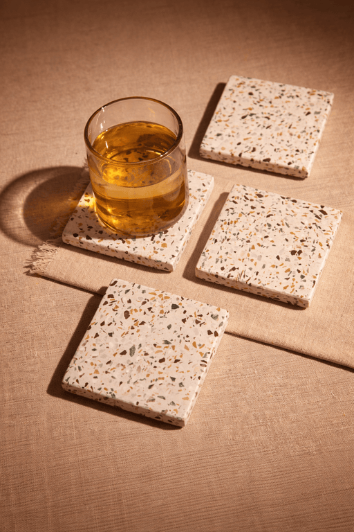 MESO Centro Terrazzo Coasters (Set of Four) by MESO