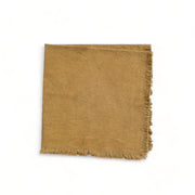 MESO Dining Camel Cotton Napkins (Set of 4) by CECILIADENADIE studio