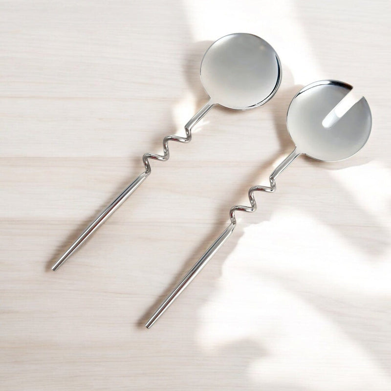 MESO Dining Elisa Silver Servers (Set of 2) by MESO