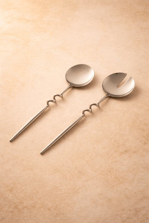 MESO Dining Elisa Silver Servers (Set of 2) by MESO