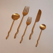 MESO Dining Emma Flatware Brass (Set of 20) by MESO