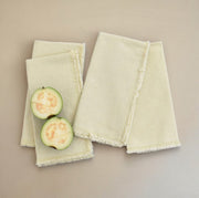 MESO Dining Natural Ivory Napkins (Set of 4) by CECILIADENADIE studio