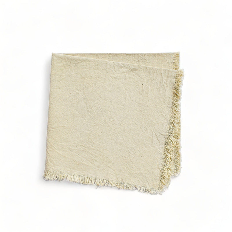 MESO Dining Natural Ivory Napkins (Set of 4) by CECILIADENADIE studio
