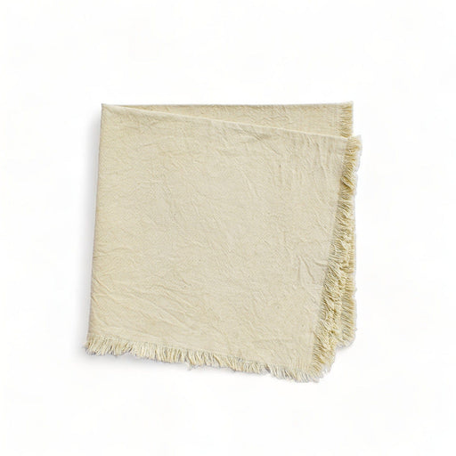 MESO Dining Natural Ivory Napkins (Set of 4) by CECILIADENADIE studio