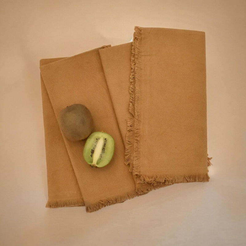 MESO Dining Zapote Cotton Napkins (Set of 4) by CECILIADENADIE studio