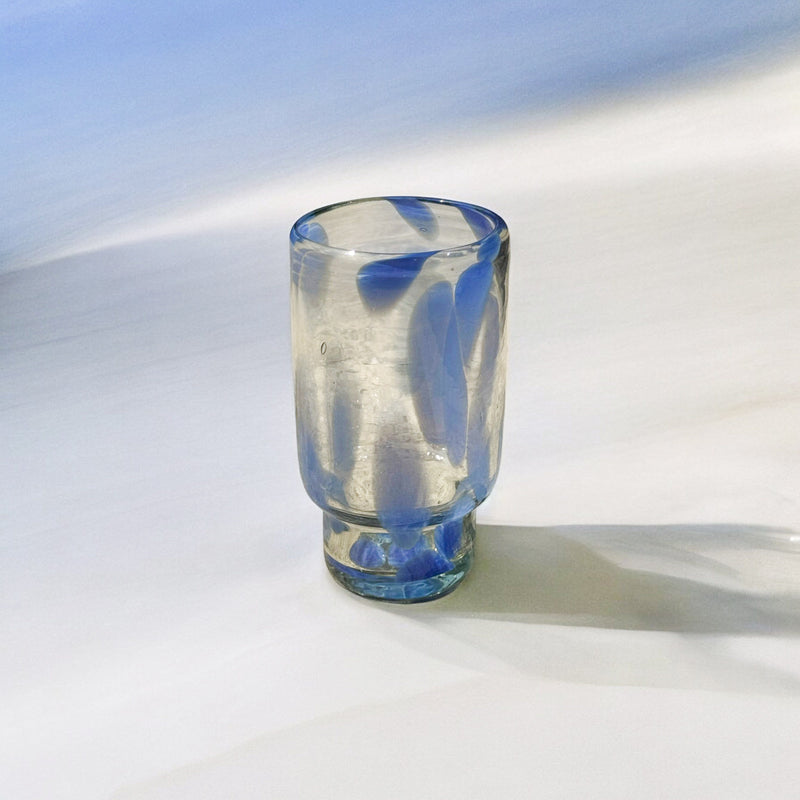 MESO Glassware Frida Tall Glasses Blue & Clear (Set of 4) by MESO