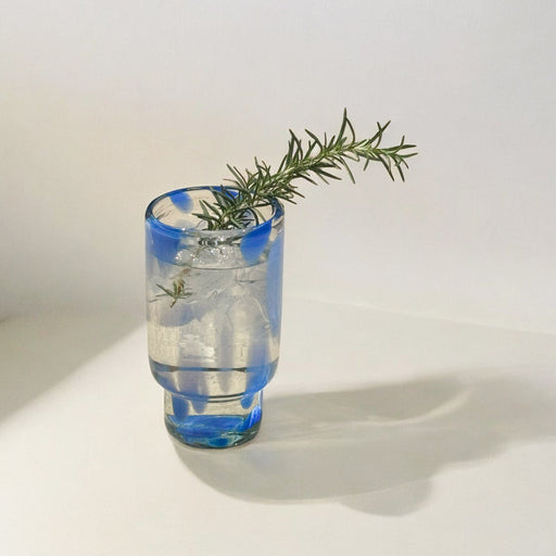 MESO Glassware Frida Tall Glasses Blue & Clear (Set of 4) by MESO
