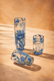 MESO Glassware Frida Tall Glasses Blue & Clear (Set of 4) by MESO
