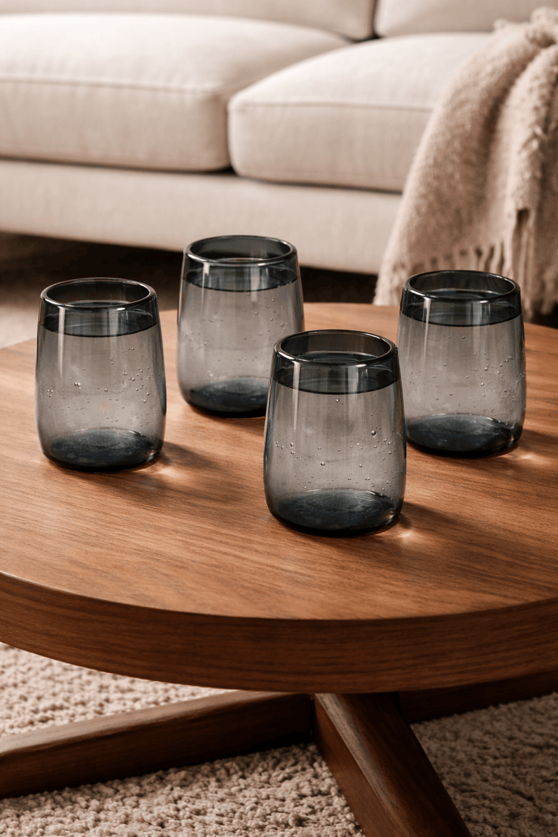 MESO Glassware Mario S Smoke Glasses Set of Four by MESO