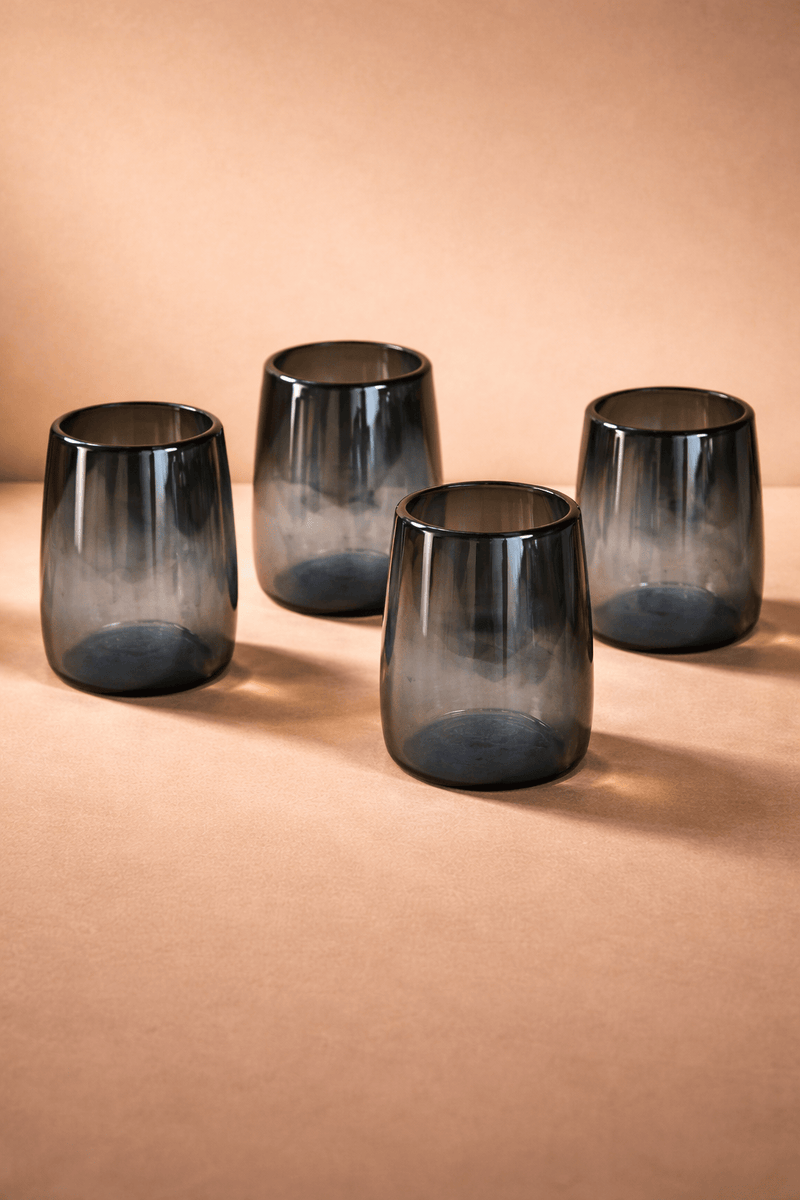 MESO Glassware Mario S Smoke Glasses Set of Four by MESO