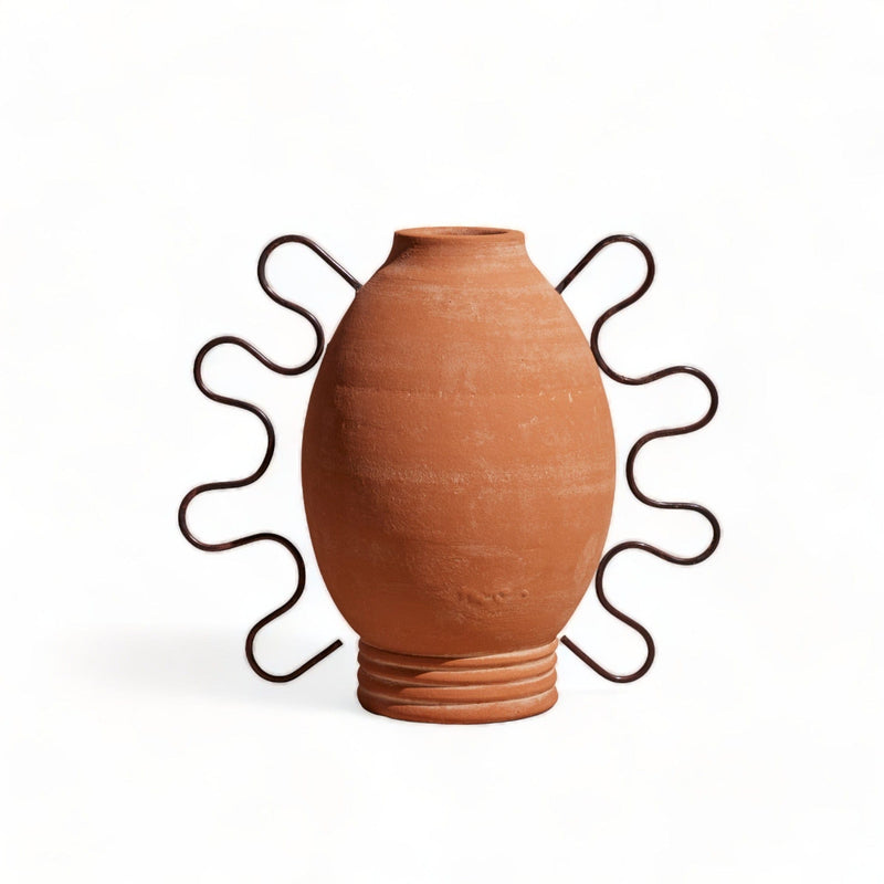 MESO Home Decor Aman Terracota Vessel by Diego Olivero Studio