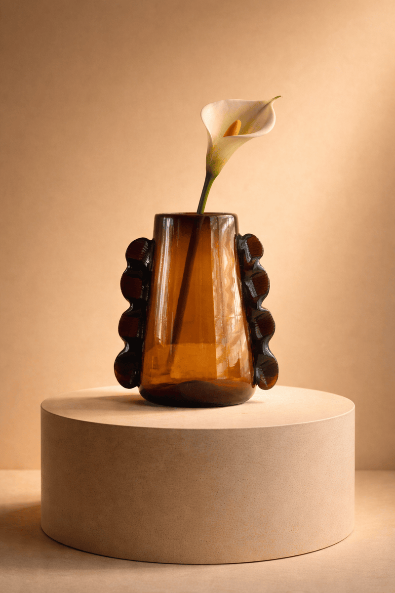 MESO Home Decor Betta Vase Amber by MESO