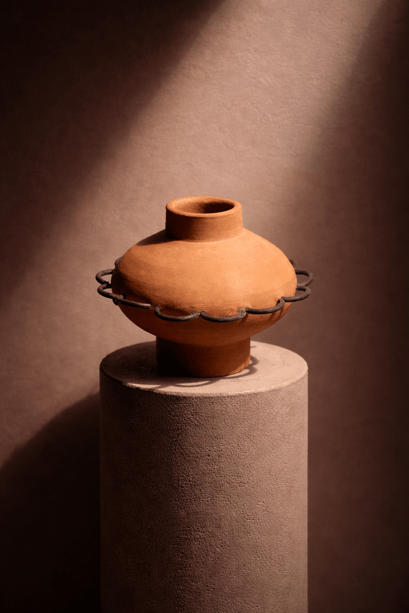 MESO Home Decor Eli Terracotta Vessel by Diego Olivero Studio